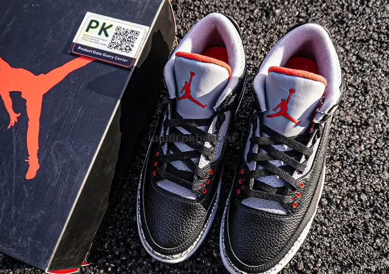 Cement Retro SHIP TO PK Jordan GOD READY Air 3 RETAIL MATERIALS Black 0517